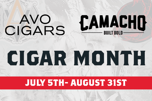 Wild Bill’s Proudly Presents AVO & Camacho Cigar Month