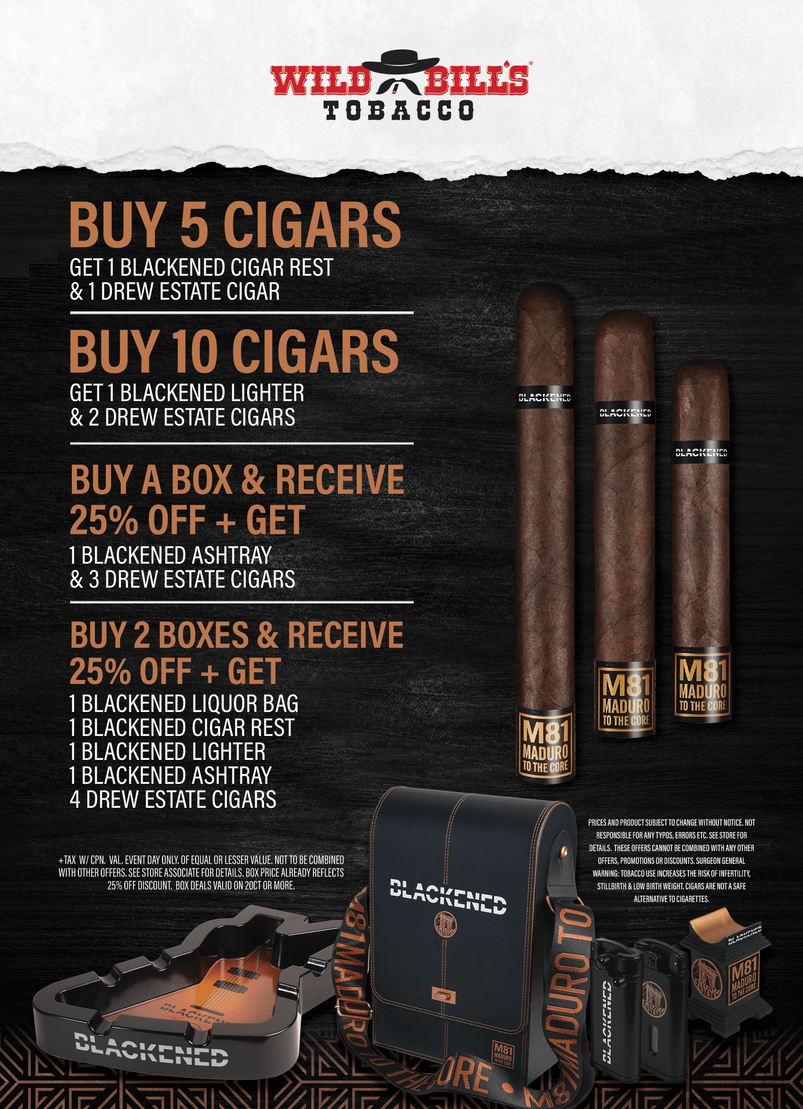 Blackened Cigar Offers